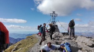 la vetta del Pizzo Tre Signori